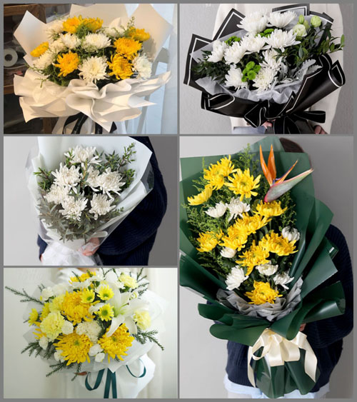 陕西榆林市靖边县青阳岔镇店家城村白事花束代送